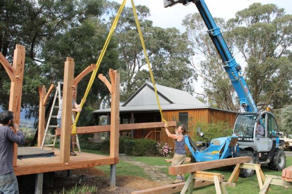 Heavy Timber Spa Deck - Big Mountain Homes