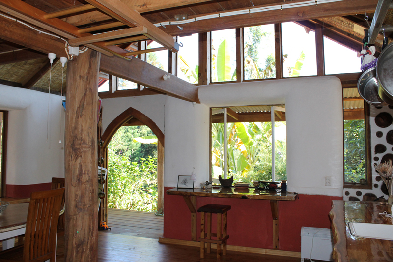 Traditional Heavy Timber Structure Strawbale Studio