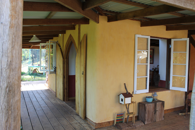 Traditional Heavy Timber Structure Strawbale Studio