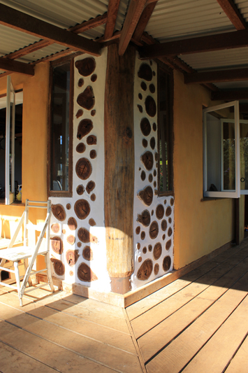 Traditional Heavy Timber Structure Strawbale Studio